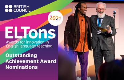 Call for nominations: ELTons Outstanding Achievement Award 2021